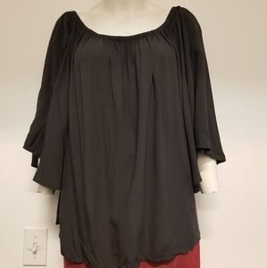 Nwt blk Ann Taylor Loft top/blouse sz L